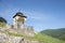 The Baroque Chapel of St. Jan Nepomucky, in front of Krasna Horka Castle.