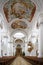 Baroque Church, richly decorated Basilica St. Martin, Weingarten, Germany