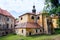 Baroque cistercian Plasy Monastery, Plzen region, Czech Republic, summer day