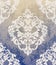 Baroque classic damask pattern ornament Vector. Royal fabric background. Luxury decors blue color with old stains