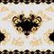 Baroque Decorative Element Seamless Pattern