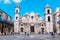 Baroque facade of the Catedral de San Cristobal in Old Havana