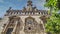 Baroque facade detail of the parish of Santos Juanes in Valencia