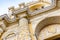 Baroque facade of La Merced church, Antigua, Guatemala