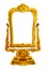 Baroque golden mirror frame