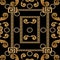 Baroque greek style abstract seamless pattern design