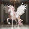 Baroque-inspired 8k 3d Pony Image With Unicorn Wings