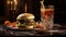 Baroque-inspired Burger And Drink A Melting Classicist Delight