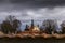 Baroque Klokoty church and cloister. Tabor. Czech republic