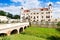 Baroque Milotice castle and gardens, South Moravia, Czech republic