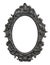 Baroque oval frame