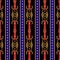 Baroque pattern with golden chains and belts. Seamless patch for scarfs, print, fabric