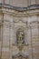 A baroque sculpture on the facade one of the churches in the historial center of Matera town, Basilicata, Italy. UNESCO World Heri