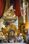 Baroque silver tomb of St John of Nepomuk in the St. Vitus Cathedral in Prague Castle