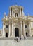 Baroque style Cathedral in piazza Duomo. Ortigia island, Syracuse city, in Sicily.