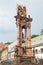 The Baroque style plague column in the Trinity Square, Banska Stiavnica, Slovakia