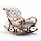 Baroque Style Rocking Chair 3d Render With Ottoman Era Influence