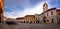 Baroque town of Varazdin main square panorama