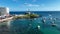 Barra Lighthouse At Salvador In Bahia Brazil. Travel Landscape.