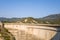 The Barrage de Castillon in the middle of the green countryside in Europe, France, Provence Alpes Cote dAzur, the Var, in the