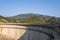 The Barrage de Castillon surrounded by mountains in Europe, France, Provence Alpes Cote dAzur, Var, in summer, on a sunny day