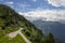 Barrage Emosson in Switzerland in Alps