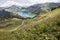 Barrage and storage reservoir of lac de roselend in france