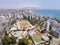 Barranco district, Chipoco stadium. Aerial Image.