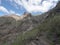 Barranco Seco gorge landscape with steep green slopes, Tenerife, Canary islands, Spain