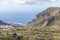 Barranco Seco gorge landscape with steep green slopes, Tenerife, Canary islands, Spain