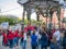 Barranquitas, Puerto Rico. December 30, 2018. A choir sings in Barraquitas for Christmas, surrounded by locals