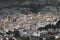 Barrea, Italy - 12 October 2019: Lake Barrea and the mountain village