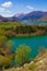 Barrea lake in Abruzzo, Italy