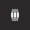 barrel icon. Filled barrel icon for website design and mobile, app development. barrel icon from filled portugal collection