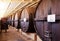 Barrells in a winery