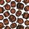 Barrels pattern, background set. Collection icon barrel. Vector