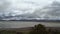 Barren and desolate landscape of Salar de Surire