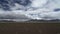 Barren and desolate landscape of Salar de Surire