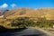 Barren hills and olive plantations