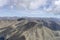 Barren slopes of Prospect Mt. range, near Birchwood,  New Zealand