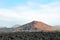 Barren volcanic landscape of Spanish island Lanzarote