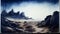 Barren World of Sistal: A Desolate Landscape, Made with Generative AI