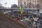 Barricades at Euromaidan in Kiev