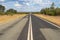 The Barrier Highway, the main highway through the outback of New South Wales, Australia