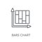 Bars Chart Analysis linear icon. Modern outline Bars Chart Analy