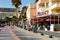 Bars and shops along the promenade, Torremolinos.