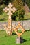 Barsana monastery: wooden cross
