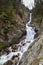 Barskoon waterfall in Kyrgyzstan