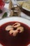 Barszcz - Polish beet soup at Christmas