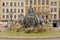 Bartholdi fountain with  sculpture on Place des Terreaux, Lyon